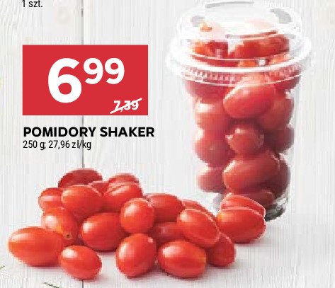 Pomidory daktylowe shaker promocja w Stokrotka