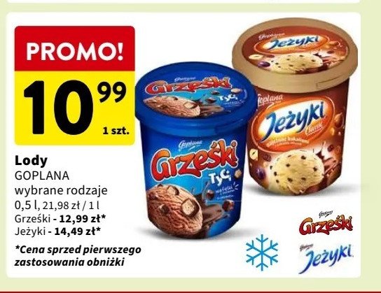 Lody classic Jeżyki promocja