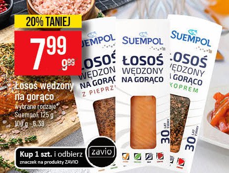 Łosoś wędzony na ciepło z koperkiem Suempol promocja