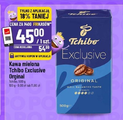 Kawa mielona Tchibo Exclusive Original promocja w POLOmarket