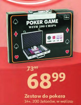 Zestaw do pokera 200 żetonów promocja
