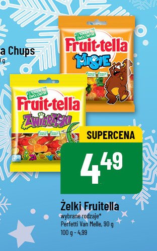 Żelki Fruittella zwierzaki promocja w POLOmarket