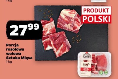 Porcja rosołowa wołowa Sztuka Mięsa promocja w Netto