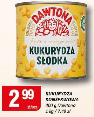 Kukurydza konserwowa promocja w Chorten