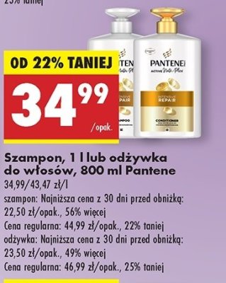 Od偶ywka do w艂os贸w intensive repair Pantene pro-v promocja