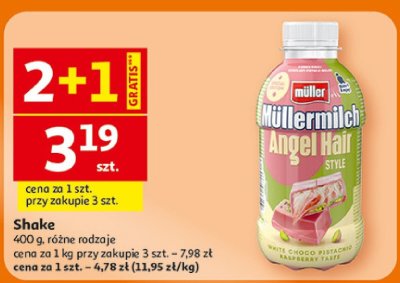 Shake różne rodzaje promocja w Auchan