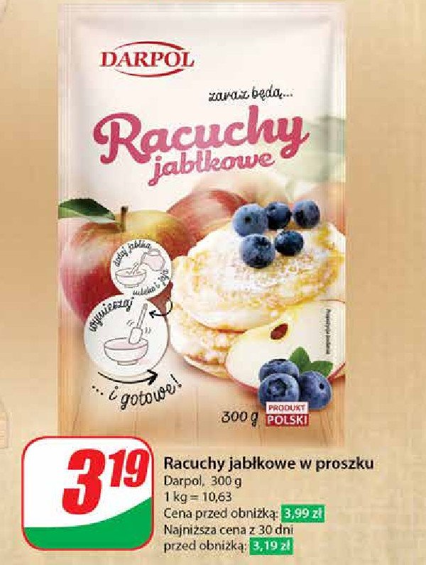 Racuchy jabłkowe Darpol promocja