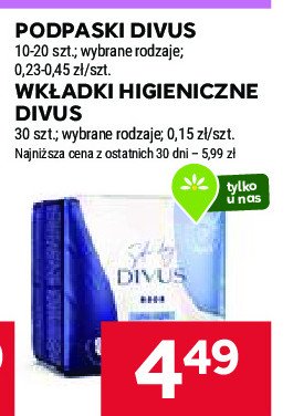 Podpaski ultra normal DIVUS promocja