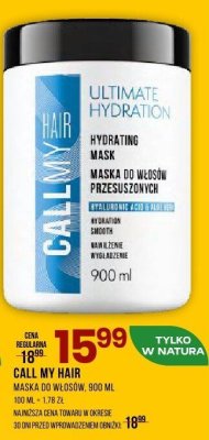 Maska do w艂os贸w promocja w Drogerie Natura