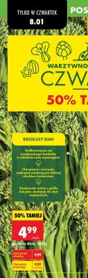 Brokuły Bimi promocja w Biedronka