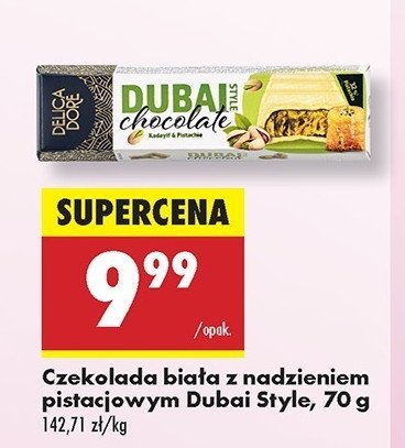 Czekolada dubai Delicadore promocja