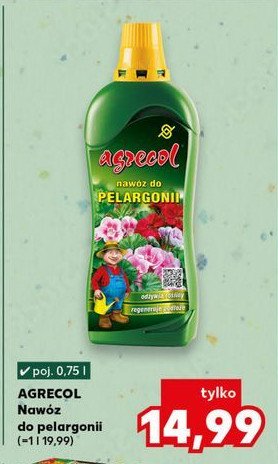Nawóz do pelargonii Agrecol promocja w Kaufland