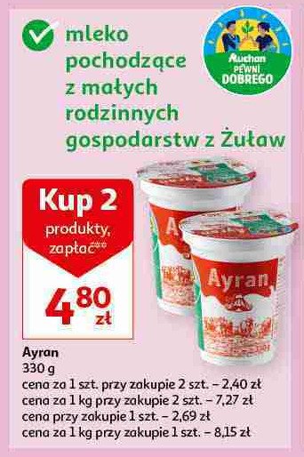 Ayran Auchan pewni dobrego promocja