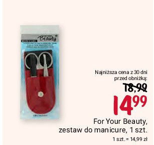 Zestaw do manicure For your beauty promocja