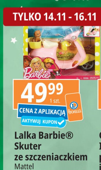 Skuter ze szczeniaczkiem Barbie promocja