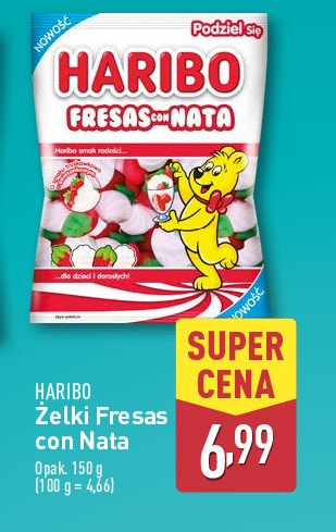 Żelki Haribo fresas con nata promocja