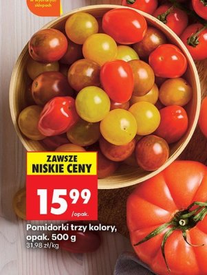 Pomidorki trzy kolory, opak. 500 g promocja w Biedronka