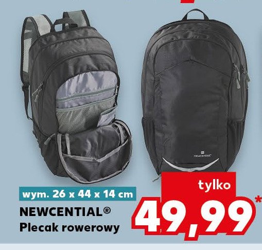 Plecak rowerowy Newcential promocja w Kaufland