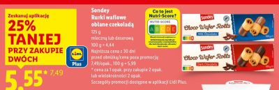 Choco Wafer Rolls Sondey promocja w Lidl