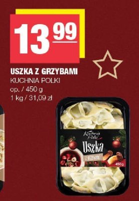 Uszka z grzybami Kuchnia Polski promocja w SPAR