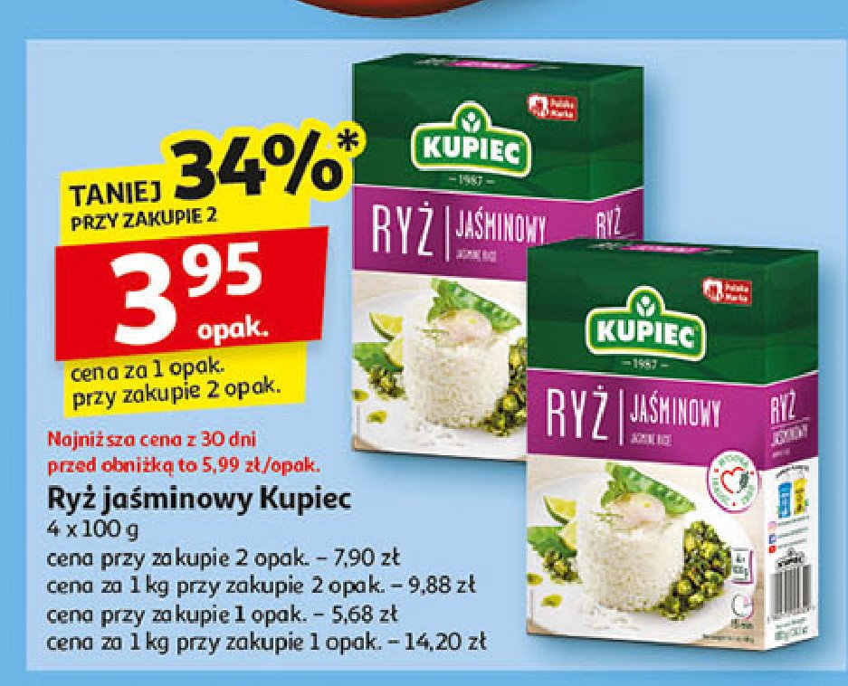 Ryż jaśminowy Kupiec promocja