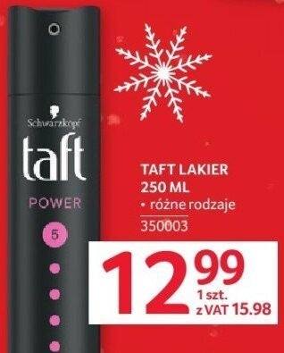 Lakier do włosów Taft Power promocja w Selgros