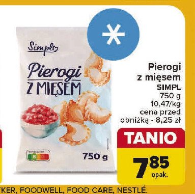 Pierogi z mięsem Simpl promocja