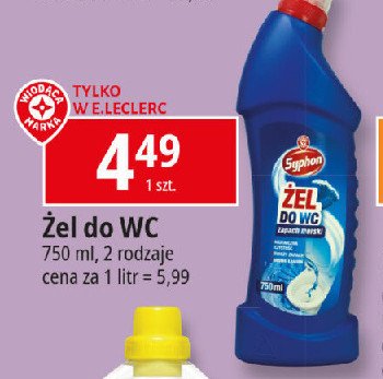 Żel do wc morski Wiodąca marka syphon promocja