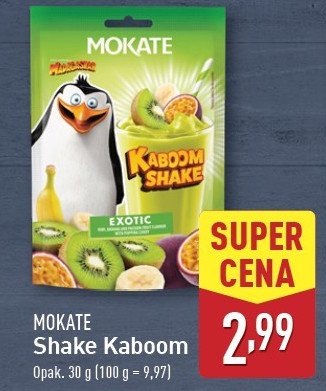 Shake kaboom exotic Mokate promocja w Aldi