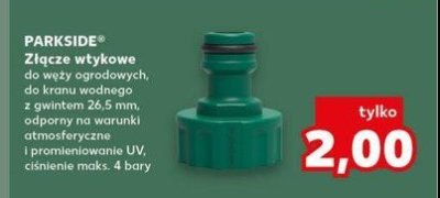 Złącze wtykowe Parkside promocja