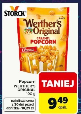 Popcorn Werther's Original Classic promocja w Carrefour Market