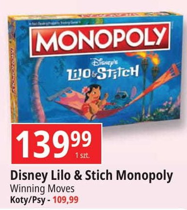 Gra monopoly koty Hasbro promocja