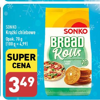 Pieczone krążki cebulowe o smaku pizzy Sonko bread rolls promocja
