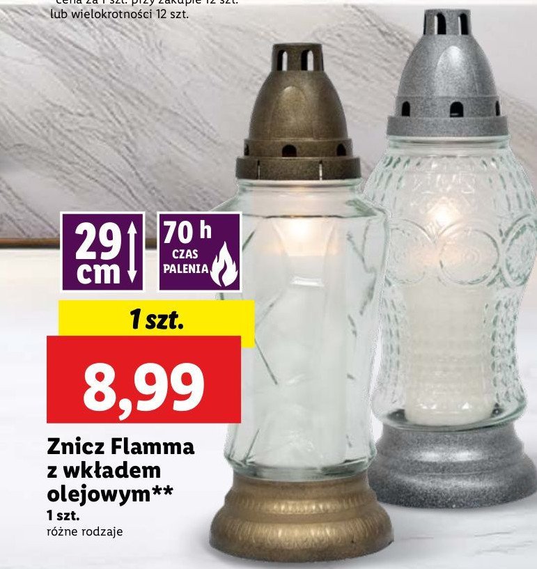 Znicz flamma 70h promocja