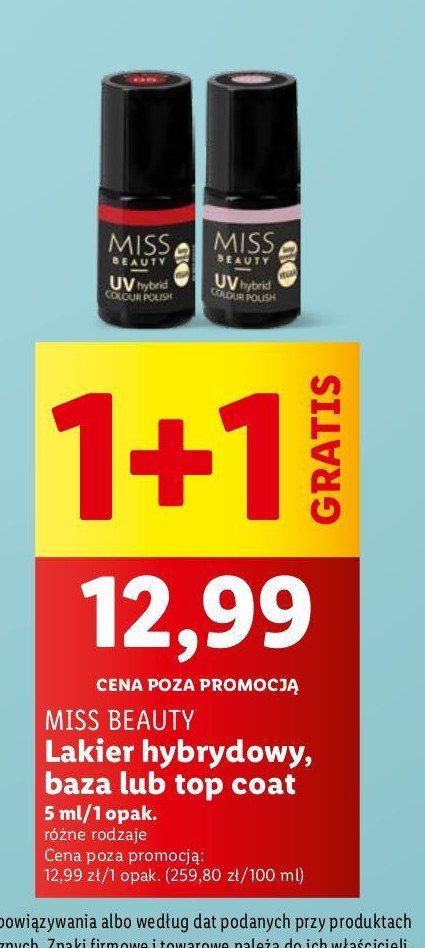 Baza Miss beauty promocja w Lidl