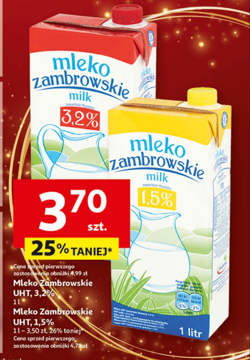 Mleko 1.5% Mlekpol zambrowskie promocja