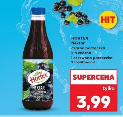 Nektar czarna i czerwona porzeczka Hortex promocja