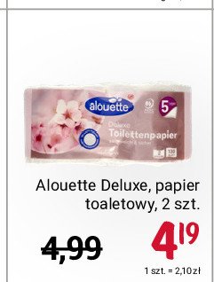 Papier toaletowy deluxe Alouette promocja