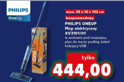Mop elektryczny PHILIPS ONEUP XV3101/01 promocja w Kaufland
