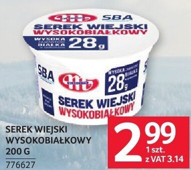 Serek wiejski wysokobiałkowy 200 g promocja w Selgros