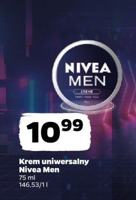 Krem uniwersalny Nivea Men promocja w Netto