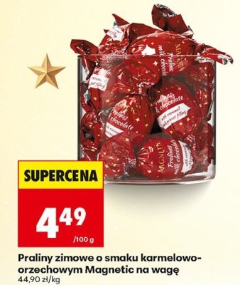 Praliny zimowe o smaku karmelowo-orzechowym Magnetic na wagę promocja w Biedronka