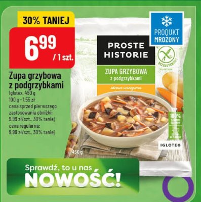 Zupa grzybowa z podgrzybkami Proste Historie promocja w POLOmarket