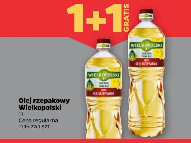 Olej Wielkopolski rzepakowy promocja