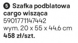 Szafka podblokowa cargo wisząca promocja w Castorama