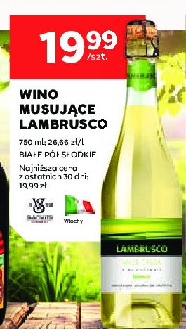 Wino RIUNITE LAMBRUSCO promocja