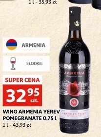 Wino ARMENIA YEREV POMEGRANATE promocja