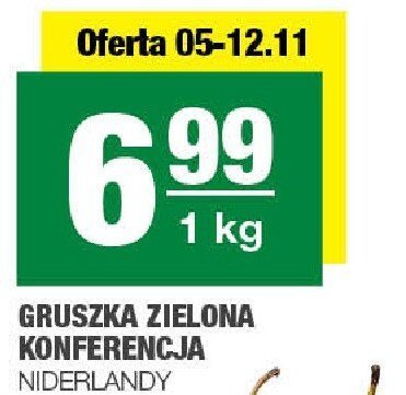 Gruszka zielona konferencja promocja w SPAR
