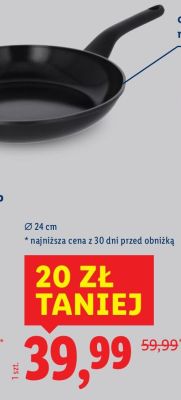Patelnia z odlewu aluminiowego z powłoką ceramiczną Ø 24 cm promocja w Lidl