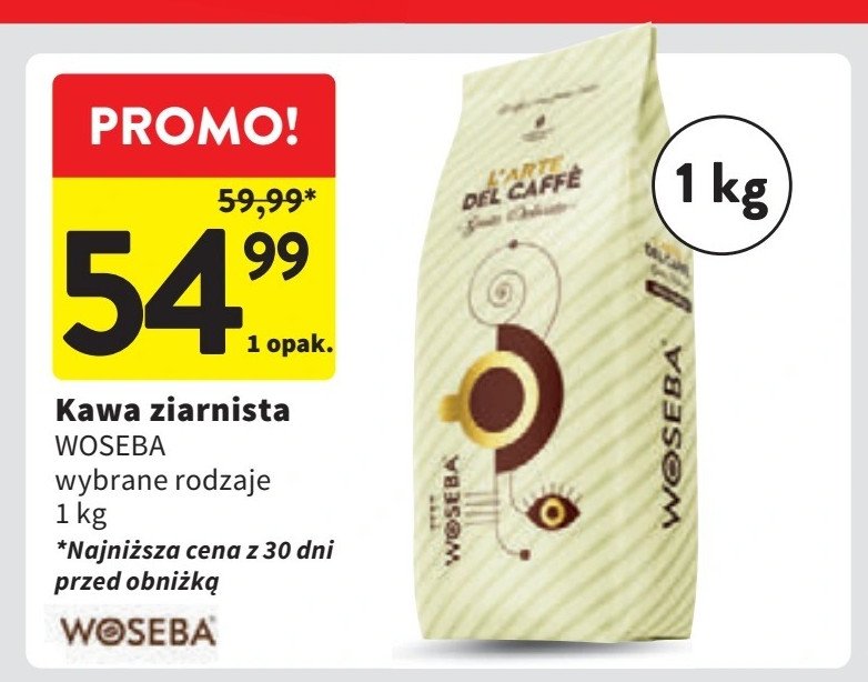 Kawa gusto delicato Woseba l'arte del caffe promocja w Intermarche